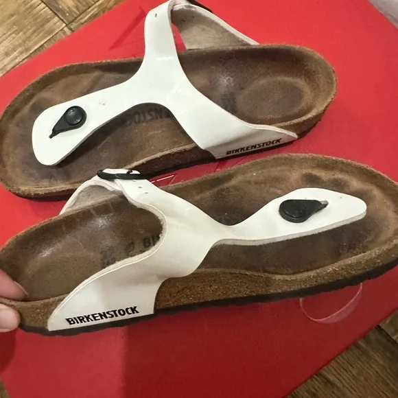 Birkenstock White Thong Sandals - Picture 4 of 4